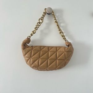 camel bag from zara